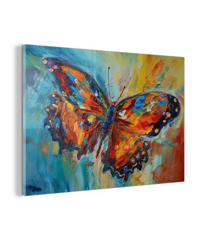 plexiglas 5mm - Vlinder - Kleuren - Kunst - Schilderij