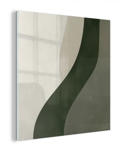 plexiglas 5mm - Japandi - Groen - Abstract - Modern