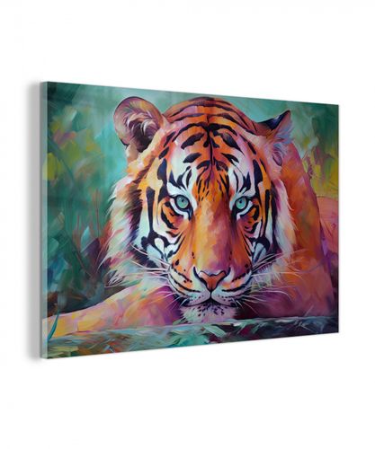 plexiglas 5mm - Tijger - Olieverf - Dieren - Kunst