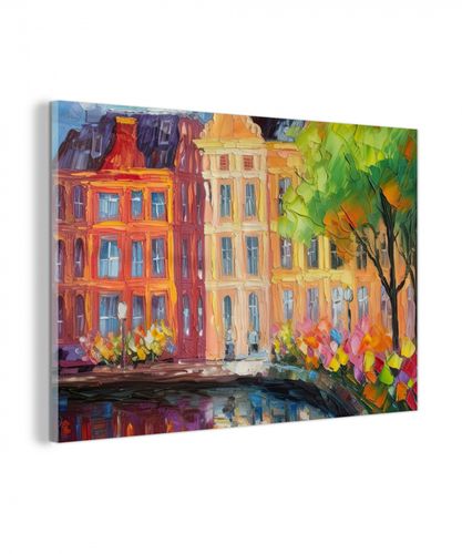 plexiglas 5mm - Olieverf - Amsterdam - Kunst - Kleurrijk