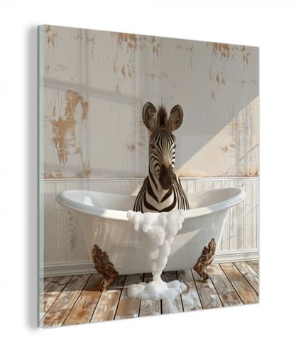 plexiglas 5mm - Vintage - Zebra - Wilde dieren - Badkuip