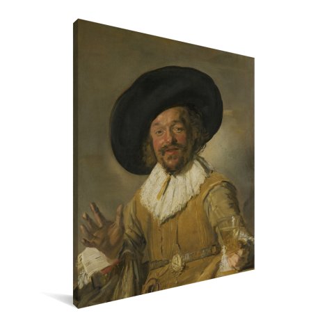 De vrolijke drinker - Schilderij van Frans Hals Canvas