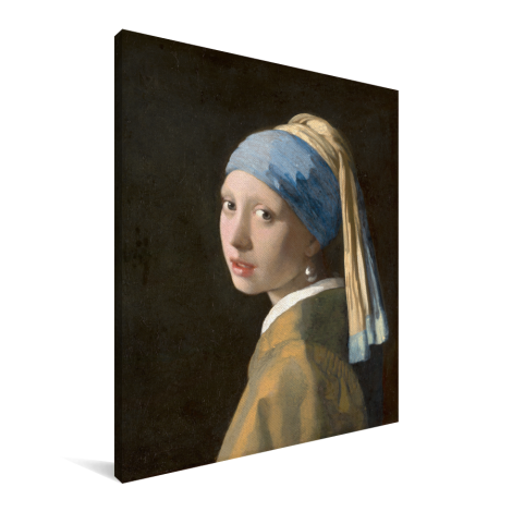 Meisje met de Parel - Schilderij van Johannes Vermeer Canvas