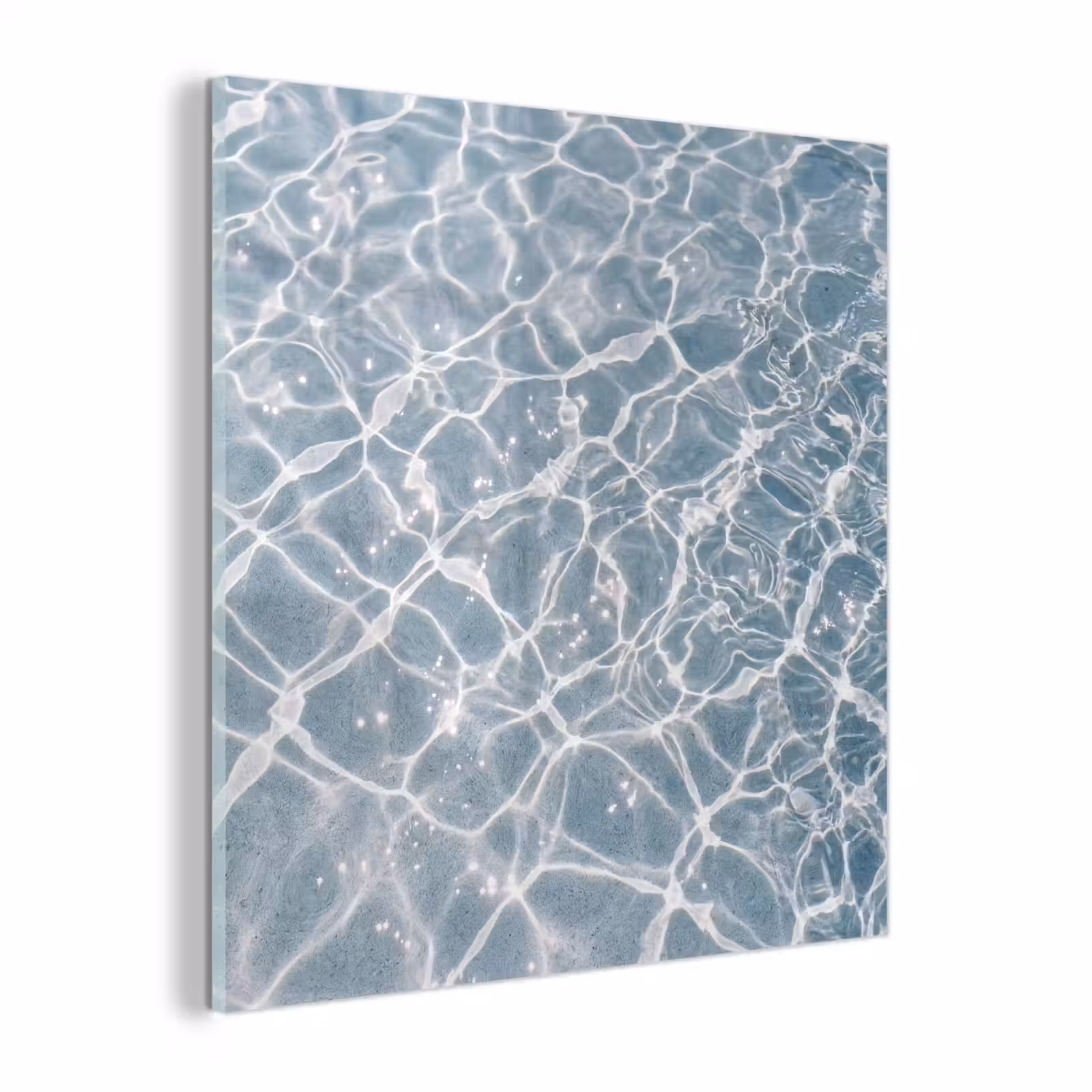 Glas schilderij - Water - Reflectie - Zonlicht — 1