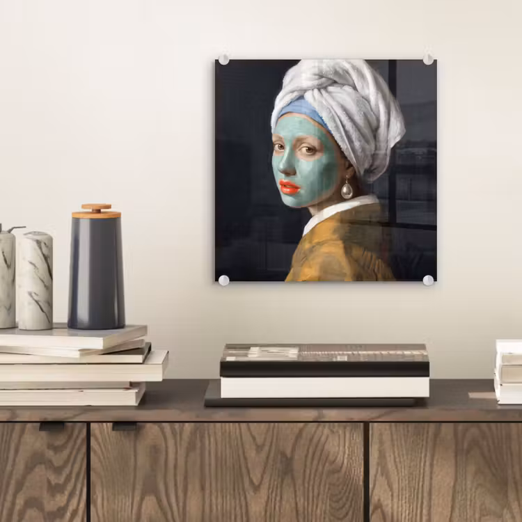 Glas schilderij - Iconisch - Modern - Kleurrijk — 2