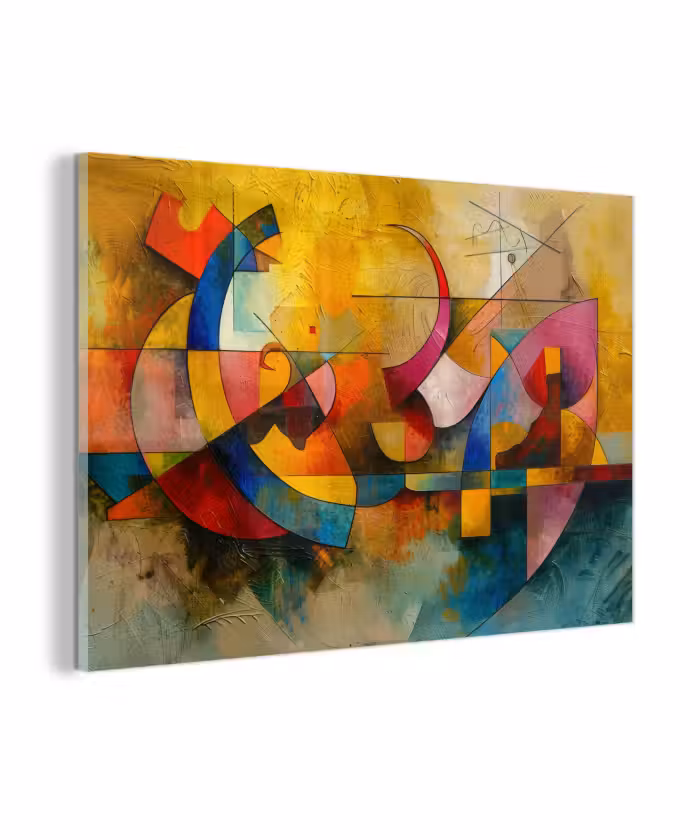 Glas schilderij - Kunst - Abstract - Modern