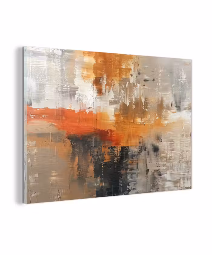 Glas schilderij - Verf - Patroon - Modern - Kunst